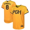 thumbnail image 1 of Youth Nike Willie Stargell Gold Pittsburgh Pirates City Connect Replica Player Jersey, 1 of 3