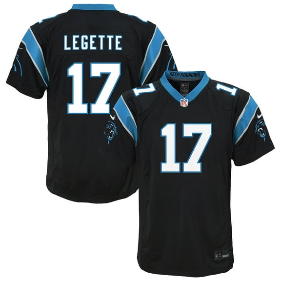 Youth Nike Xavier Legette Black Carolina Panthers Team Game Jersey