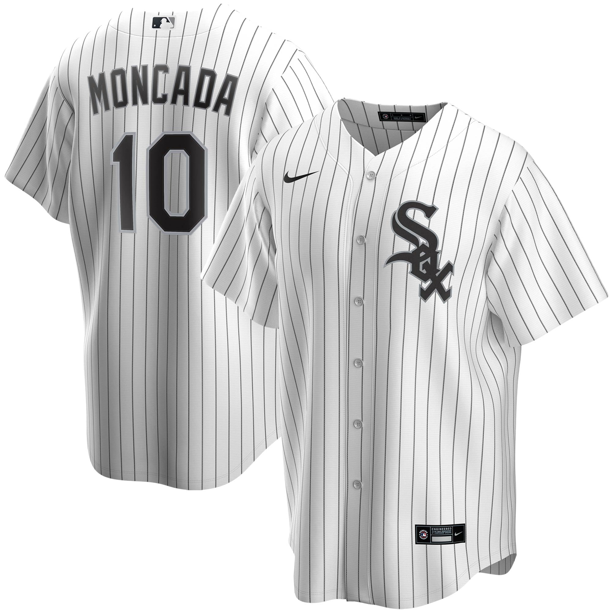 Yoan Moncada Chicago White Sox Autographed White Nike Replica Jersey