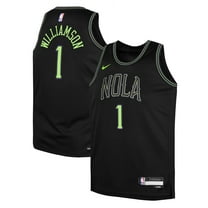 Youth Nike Zion Williamson Black New Orleans Pelicans 2025/26 City Edition Swingman Jersey