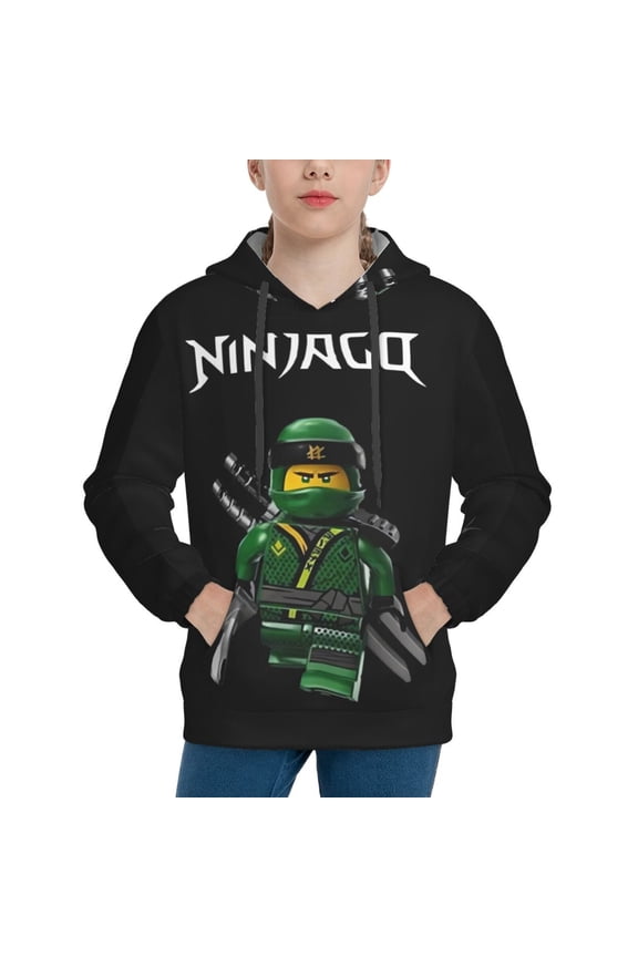 Youth NinJago Hoodies Boys & Girls Hooded Sweatshirt Over 7 Years Kids Pullover Long Sleeve Hoody Tops