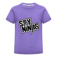 thumbnail image 1 of Youth Ninja Kidz Shirt – Soft Cotton Graphic Tee with Action Ninja Characters – Unisex Clothing for Boys and Girls, 1 of 4