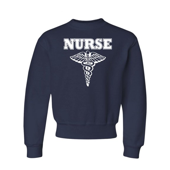 Youth Nurse Logo Crewneck Sweatshirt