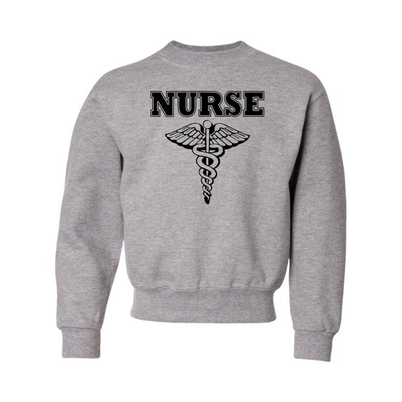 Youth Nurse Logo Crewneck Sweatshirt
