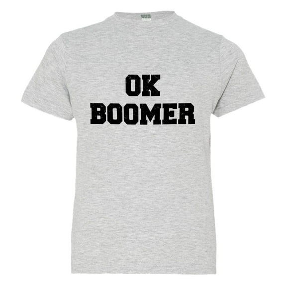 Youth OK Boomer Distressed Climate #okboomer Global Warming Shirt HQ Tee