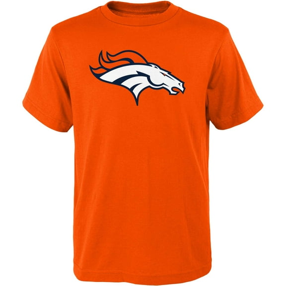 Youth Outerstuff Orange Denver Broncos Primary Logo T-Shirt