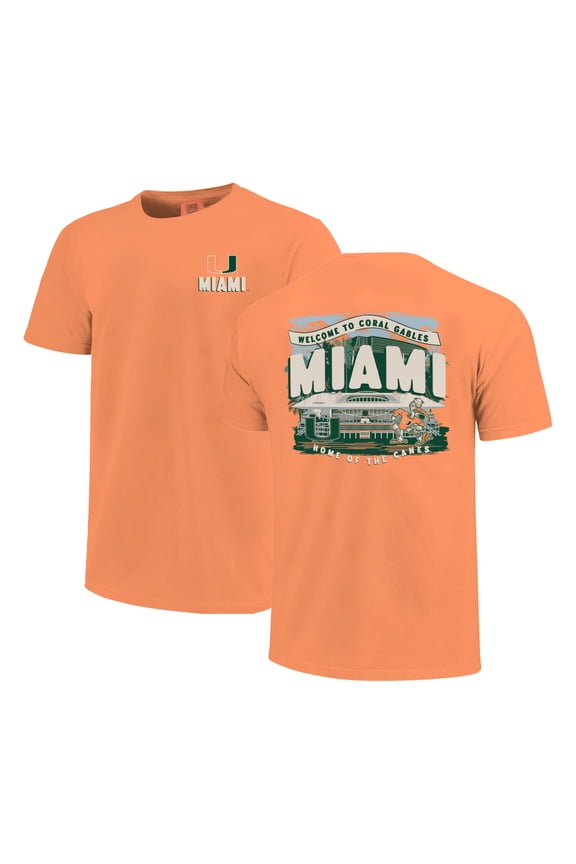 Youth  Orange Miami Hurricanes Local Campus Scene T-Shirt