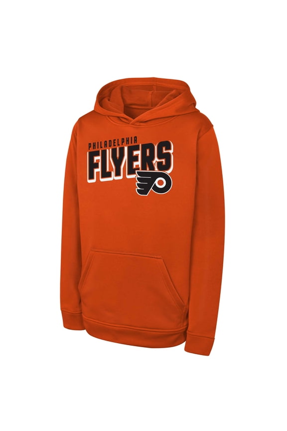 Youth Orange Philadelphia Flyers Cyber Punk Performance Hoodie