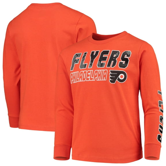 Youth Orange Philadelphia Flyers Hit Long Sleeve T-Shirt