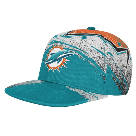 Youth Outerstuff  Aqua Miami Dolphins Make Noise Adjustable Hat
