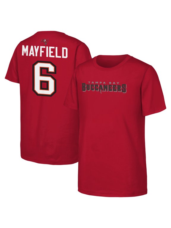 Youth Outerstuff Baker Mayfield Red Tampa Bay Buccaneers Name & Number T-Shirt