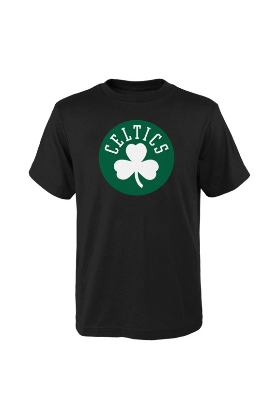 Youth Outerstuff Black Boston Celtics Primary Logo T-Shirt