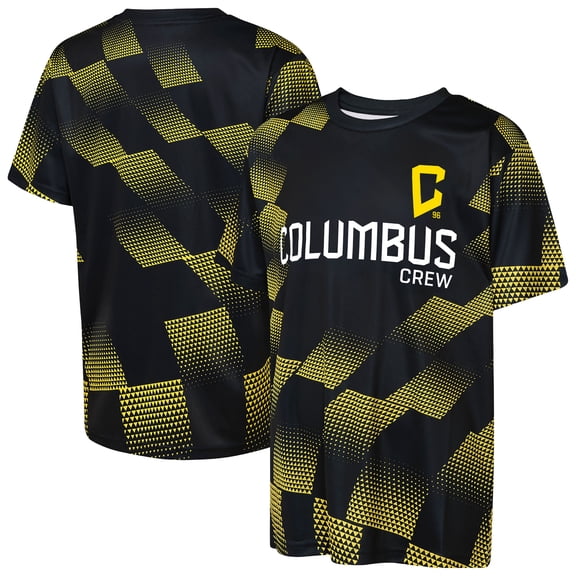 Youth Outerstuff Black Columbus Crew Sheer Thrill T-Shirt