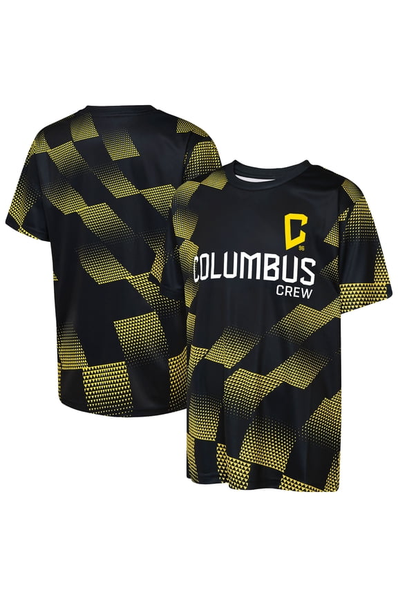 Youth Outerstuff Black Columbus Crew Sheer Thrill T-Shirt