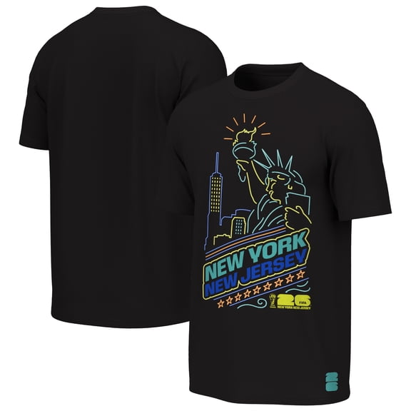 Youth Outerstuff Black FIFA World Cup 2026 New York/New Jersey Neon City Night T-Shirt