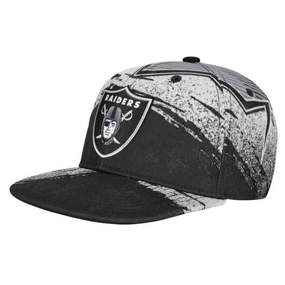 Youth Outerstuff Black Las Vegas Raiders Make Noise Adjustable Hat