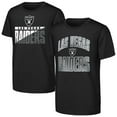 thumbnail image 1 of Youth Outerstuff  Black Las Vegas Raiders Never Quit 2-Pack T-Shirt Set, 1 of 3