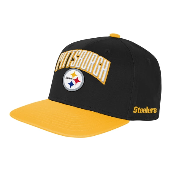 Youth Outerstuff Black Pittsburgh Steelers Essentials Snapback Hat