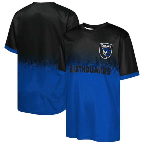 Youth Outerstuff Black San Jose Earthquakes Stalwart Defender T-Shirt