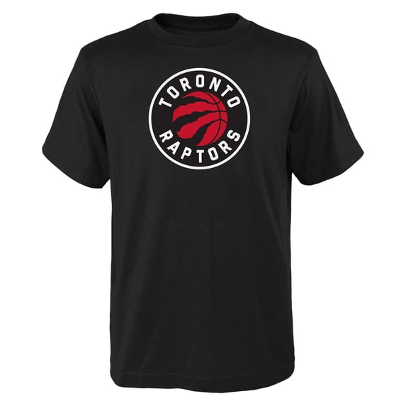 Youth Outerstuff Black Toronto Raptors Primary Logo T-Shirt