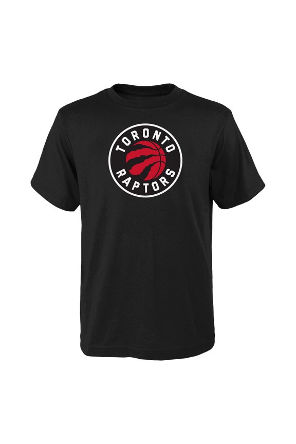 Youth Outerstuff Black Toronto Raptors Primary Logo T-Shirt