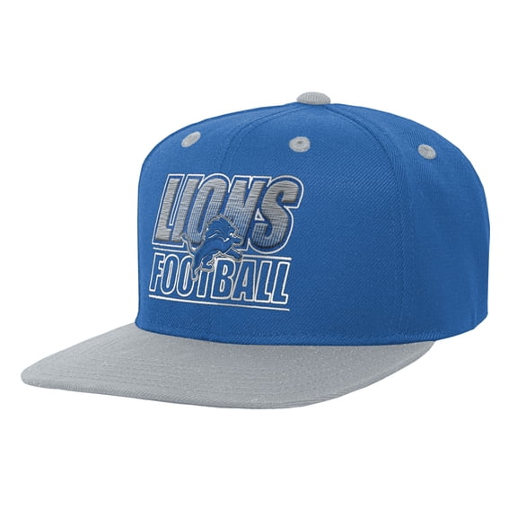 Youth Outerstuff Blue Detroit Lions Team Gradient Deadstock Snapback Hat