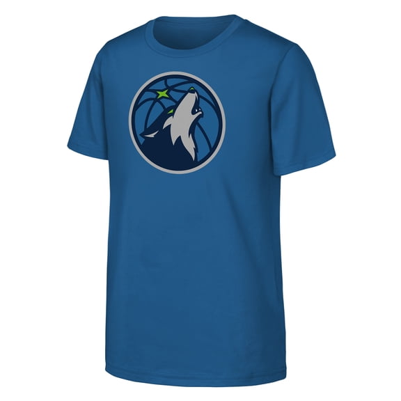 Youth Outerstuff Blue Minnesota Timberwolves Primary Logo T-Shirt