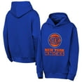 thumbnail image 1 of Youth Outerstuff Blue New York Knicks Back To The Basics Hoodie, 1 of 3