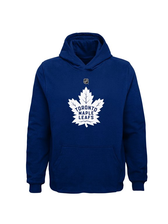 Youth Outerstuff-Blue Toronto Maple Leafs Primary Logo Pullover Hoodie