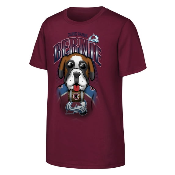 Youth Outerstuff Burgundy Colorado Avalanche Mascot Highlight T-Shirt