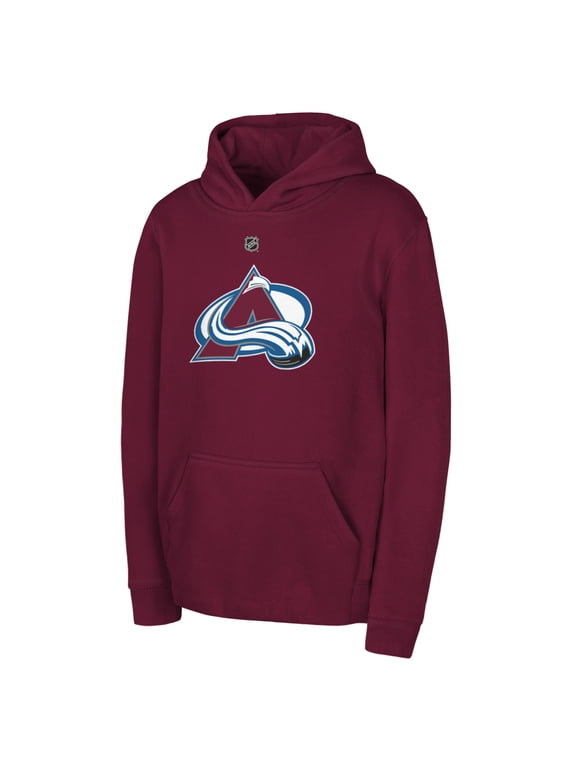 Youth Outerstuff-Burgundy Colorado Avalanche Primary Logo Pullover Hoodie