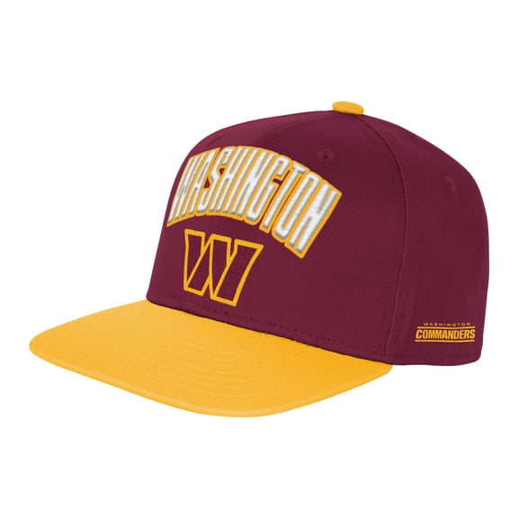 Youth Outerstuff Burgundy Washington Commanders Essentials Snapback Hat