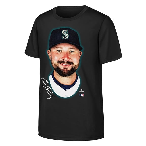 Youth Outerstuff Cal Raleigh Black Seattle Mariners Headliner T-Shirt