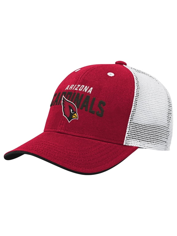 Youth Cardinal Arizona Cardinals Core Lockup Trucker Adjustable Hat