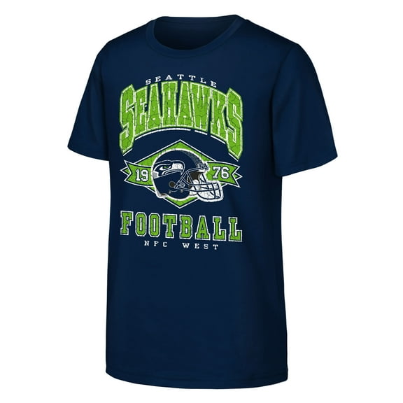 Youth Outerstuff  College Navy Seattle Seahawks Kick Off T-Shirt