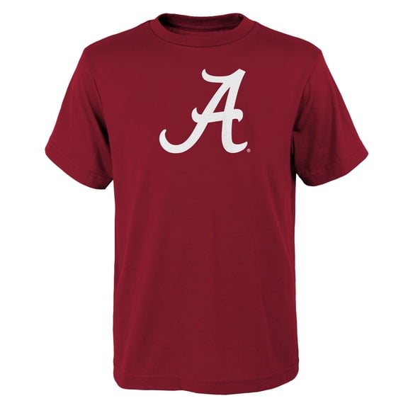 Youth Outerstuff Crimson Alabama Crimson Tide Primary Logo T-Shirt