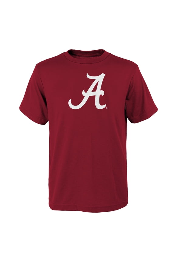 Youth Outerstuff Crimson Alabama Crimson Tide Primary Logo T-Shirt