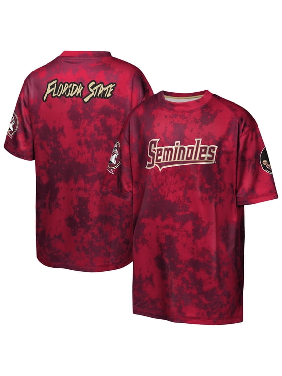 Youth Outerstuff Garnet Florida State Seminoles Off-Side Sublimated T-Shirt