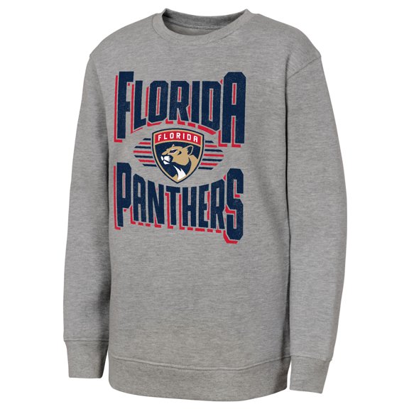 Youth Outerstuff Gray Florida Panthers Jet Stream Sweatshirt