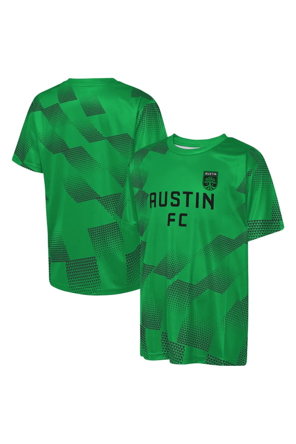 Youth Outerstuff  Green Austin FC Sheer Thrill T-Shirt