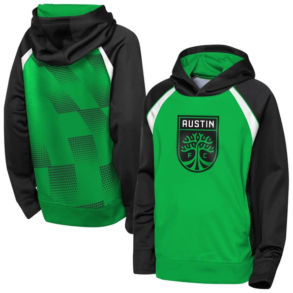 Youth Outerstuff  Green Austin FC Striker Fleece Hoodie