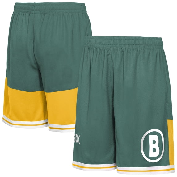 Youth Outerstuff Green Boston Red Sox City Crew Fashion Shorts