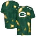 thumbnail image 1 of Youth Outerstuff Green Green Bay Packers End Zone Dri-Tek T-Shirt, 1 of 3