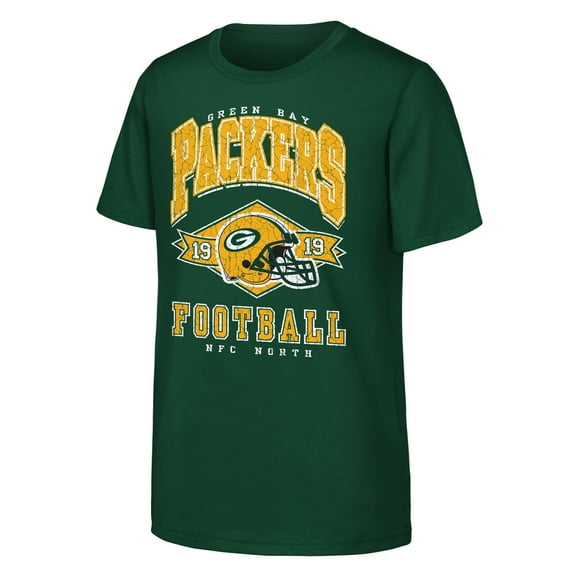 Youth Outerstuff Green Green Bay Packers Kick Off T-Shirt