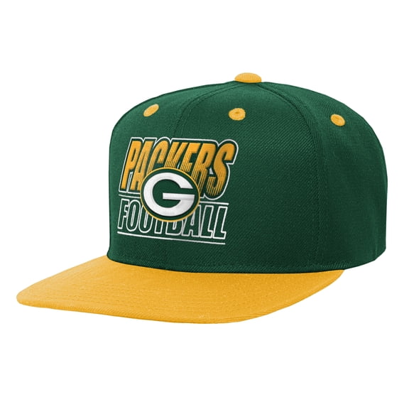 Youth Outerstuff Green Green Bay Packers Team Gradient Deadstock Snapback Hat