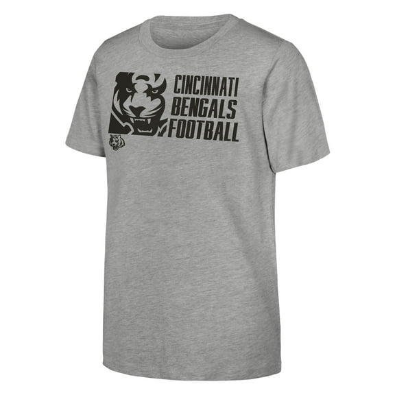 Youth Outerstuff Heather Gray Cincinnati Bengals Post Game T-Shirt