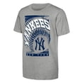 thumbnail image 1 of Youth Outerstuff  Heather Gray New York Yankees Speed Pitch T-Shirt, 1 of 1