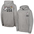 thumbnail image 1 of Youth Outerstuff  Heather Gray Team USA x Peanuts Spirit Hoodie, 1 of 3