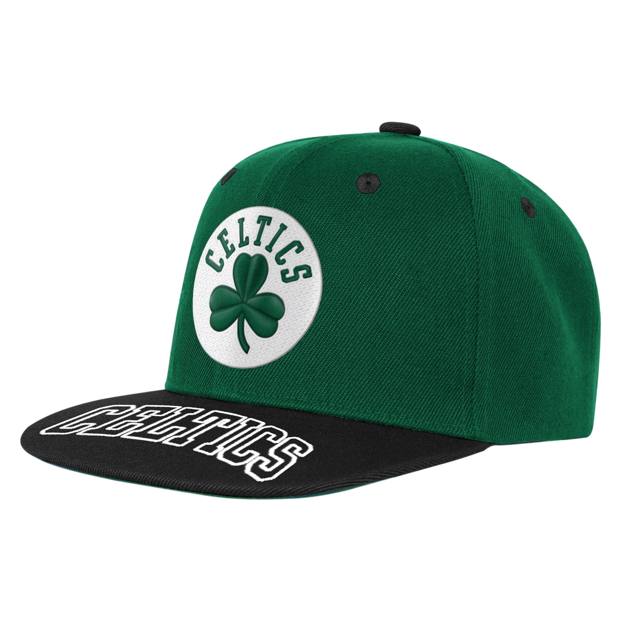 Youth Outerstuff  Kelly Green/Black Boston Celtics Two-Tone Snapback Hat