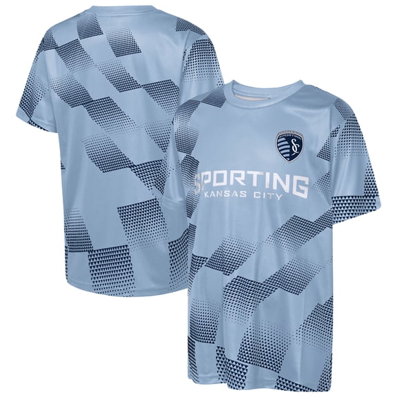 Youth Outerstuff Light Blue Sporting Kansas City Sheer Thrill T-Shirt